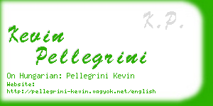 kevin pellegrini business card